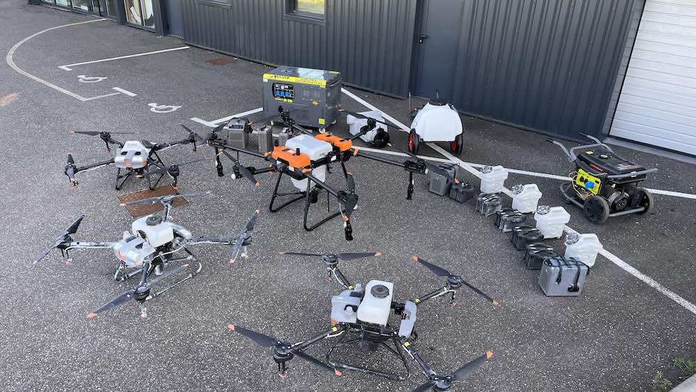 Drone pulvérisateur autonome